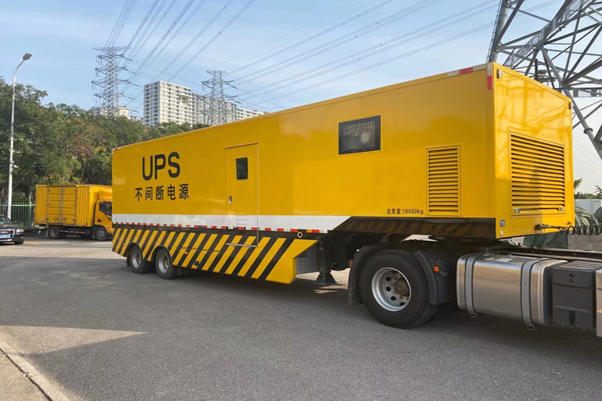 内乡发电机租赁施工现场